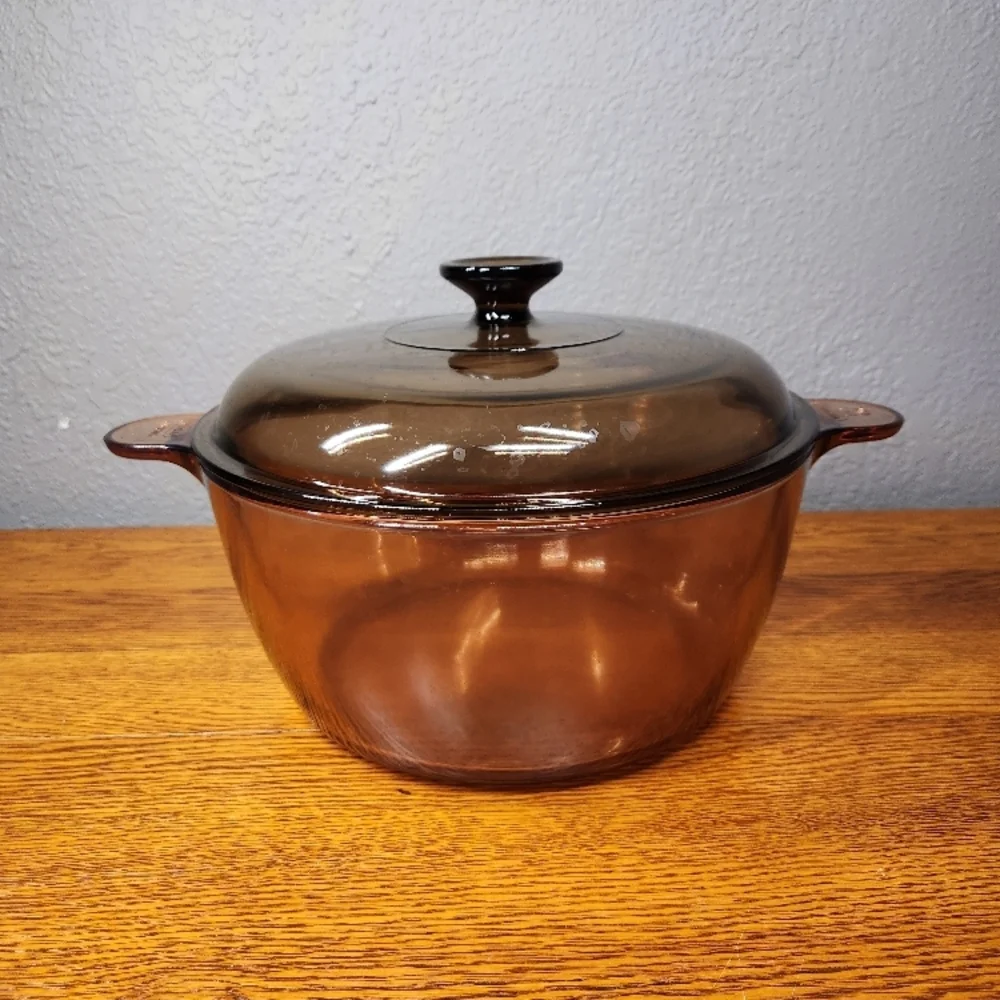 Corning visions 4.5 L Amber dutch oven